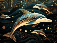 Tapeçaria Engraçada Baleia Decorativa - 130x150cm | Decoração de Parede Moderna para Quarto e Sala - imagem 3