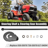 Kit Eixo Direção com Bucha e Engrenagem para Cortador de Grama MTD, Troy-Bilt e Craftsman (938-05078) - imagem 3