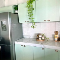 Envelopamento Adesivo Verde Menta Fosco 3,00m x 60cm - Vinil Lavável e Resistente à Água - imagem 2