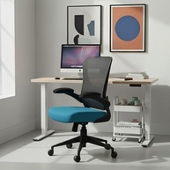 Cadeira de Escritório Ergonômica Vita DT3 Azul – Conforto e Estilo para seu Home Office - imagem 2