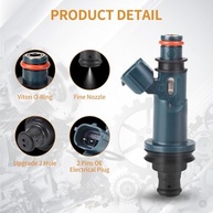 Kit 6 Injetores de Combustível 23250-20020 para Lexus ES300, RX300 e Toyota Camry, Sienna, Highlander, Avalon V6 3.0L - imagem 5