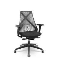 Cadeira de Escritório Presidente Tela BIX X+ Sincron Slider - Conforto e Estilo para o Seu Ambiente de Trabalho - imagem 2