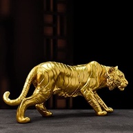 Estátua de Tigre Grande 41,5 cm - Decoração Elegante e Coleção Premium para Casa e Escritório - imagem 3