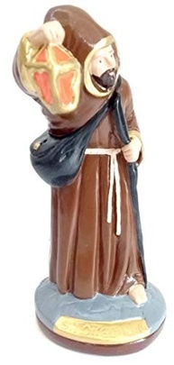 Imagem Escultura de São Longuinho em Gesso - 20 cm | Decoração Religiosa Elegante - imagem 2