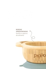 Bowl de Bambu Coala Verde Escuro com Ventosa - Segurança e Diversão nas Refeições Infantil - imagem 4