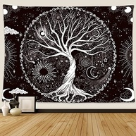Tapeçaria Tree of Life - Decoração Espacial Psicodélica para Parede 130x150cm - imagem 2