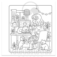 a-especial-luxo-girl-de-edicao-livro-de-cuties-moments-colorir-a