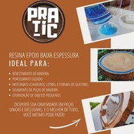 Resina Epóxi de Alta Espessura para Madeira 1kg - Transparente e Resistente - imagem 3