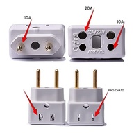 Adaptador Tomada Bob Esponja Benjamin 10A/20A Bivolt - Plug Pino Grosso 250V - imagem 3