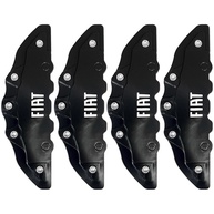 Kit 4 Capas Pinça de Freio Fiat - Design Esportivo PRETO - imagem 1