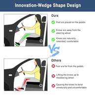 Assento Elevatório ACBAGI com Espuma Viscoelástica – Conforto Total para Motoristas e Trabalhadores Sentados - imagem 5