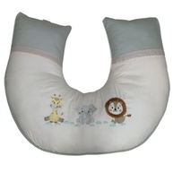 Almofada de Amamentação Ergonômica para Bebês - Estampa Safari Selva Luxo - imagem 2