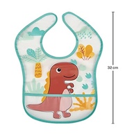 Babador Com Bolso Dino Colorido da Buba - Proteção e Estilo para Bebês - imagem 4