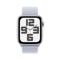 Apple Watch SE GPS 44mm: Conectividade, Saúde e Estilo | Caixa Prateada e Pulseira Nuvem Azul - imagem 3
