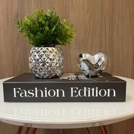 Kit Decoração Livro Enfeite Sala - 3 Peças para Estante com Estilo Moderno - imagem 4