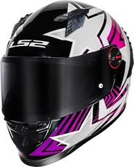 Capacete LS2 FF358 Pro Estellar Rosa/Roxo - Segurança e Estilo para Sua Pilotagem - imagem 4