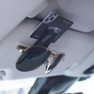 Porta Óculos Clip Karbox Preto: Organize Seus Cartões e Óculos com Estilo! - imagem 3