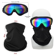 Kit 2 Óculos Motocross + Máscara Bandana Respirável - Proteção Total e Estilo - imagem 3