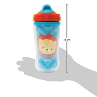 Copo BUBA Parede Dupla com Canudo Animal Fun - Leão Colorido | Seguro, Estiloso e Ideal para Crianças - imagem 3