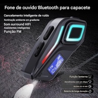 Fone de Ouvido Bluetooth 5.3 para Capacete de Moto: Segurança e Liberdade na Estrada - imagem 3
