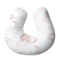 Almofada de Amamentação Ergonômica Estrela e Lua Baby - Conforto e Suporte Antialérgico para Mães e Bebês - imagem 2