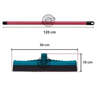 Rodo Plástico 30cm com EVA Duplo e Cabo Reforçado - Secagem Rápida e Limpeza Eficiente para Casa e Lavanderia - imagem 3