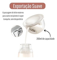 Bomba de Tirar Leite Portátil Bivolt com Flange 24mm - Extração Confortável e Eficiente - imagem 4
