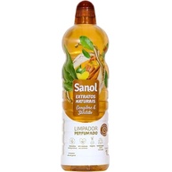 Sanol Limpador Perfumado Extratos Naturais Gengibre & Sândalo 1L - Limpeza Eficaz com Fragrância Sofisticada - imagem 2