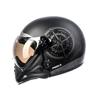 Capacete Aberto Peels F-21 North Preto Fosco/Grafite com Queixeira Removível - Segurança e Estilo para Sua Moto - imagem 2