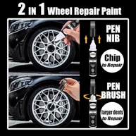 Kit Reparo Roda Preta Fosca: Tinta de Retoque Rápida e Fácil para Arranhões e Danos - imagem 3