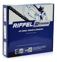 Kit Relação Riffel Aço 1045 para CG Titan Fan 150/160 Start: Durabilidade e Performance - imagem 1