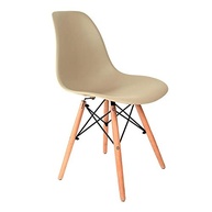 Cadeira Eames Fendi com Base em Madeira Natural - Design Moderno e Conforto Duradouro - imagem 2