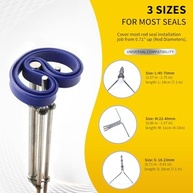 Kit Ferramentas Instalação Vedação Hidráulica Cilindro Pistão U-Cup - imagem 3