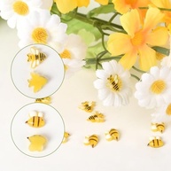 200 Peças Mini Abelhas de Resina - Decoração Criativa para Festas, Artesanato e Fotografia - imagem 5