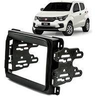 Moldura 2 Din 7" Fiat Mobi Fiamon: Upgrade Perfeito para seu Carro - Preto - imagem 2