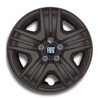 Calota Preta Premium Fiat Toro 2023: Emblema Alumínio Elegante (1 Peça) - imagem 1