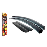 Kit 4 Calhas de Porta Fiesta Sedan 2011-2014 TG Poli Fumê - Proteção e Estilo - imagem 1