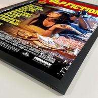 Quadro Filme Pulp Fiction - Vintage Poster 40x60cm - Moldura Ecológica Preta - imagem 4