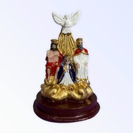 Imagem Divino Pai Eterno em Resina 7 cm - Escultura Sagrada com Detalhes Finais - imagem 1