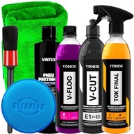 Kit Completo Vonixx Tok Final V-Cut V-Floc Pneu Pretinho 500ml + Acessórios Karbox - imagem 2