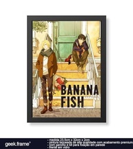 Quadro Decorativo Banana Fish Ash Lynx e Eiji Okumura - geek.frame - Vidro Premium - Decoração Otaku para Sala e Quarto - Presente Geek Anime Gamer - imagem 2