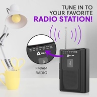 KLIM K8: Reviva a Magia das Fitas Cassete com Walkman Moderno e Rádio AM/FM - imagem 4