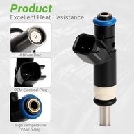 Kit 4 Injetores de Combustível FJ1058 para Jeep Compass, Patriot, Dodge Journey, Avenger, Caliber, Chrysler 200, Sebring 2.0L 2.4L L4 Gas - imagem 4