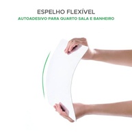 Espelho Flexível Adesivo 30x40cm - Resistente e Versátil para Decoração Moderna - imagem 3