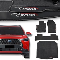 Kit Tapete Automotivo Emborrachado Impermeável Corolla Cross 2020-2025 Flexível e Durável - imagem 1