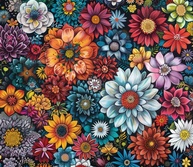 Tapeçaria Decorativa Engraçada 86x101cm - Flor para Decoração de Parede Quarto e Sala de Estar - imagem 3