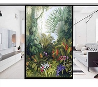 Película Decorativa para Janela com Efeito de Privacidade - Padrão Floresta 80x180cm - imagem 5