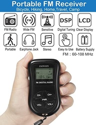 Mini Rádio Portátil FM ZHIWHIS: Som Estéreo, Display LCD e Design Compacto para o Seu Dia a Dia - imagem 3
