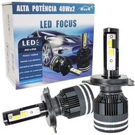 Kit Ultra LED 80W H4 Focus RayX: Iluminação Brilhante 12000 Lumens 6000K - imagem 2