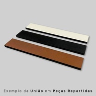 Escultura de Parede Folha da Palmeira 60x49cm - Decoração Moderna e Elegante em Marrom - imagem 5